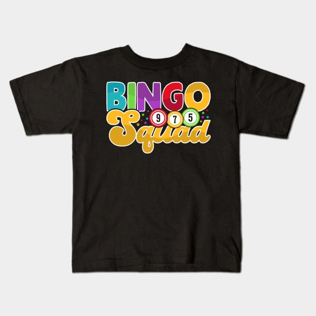 Bingo 975 Squad T shirt For Women Kids T-Shirt by Xamgi